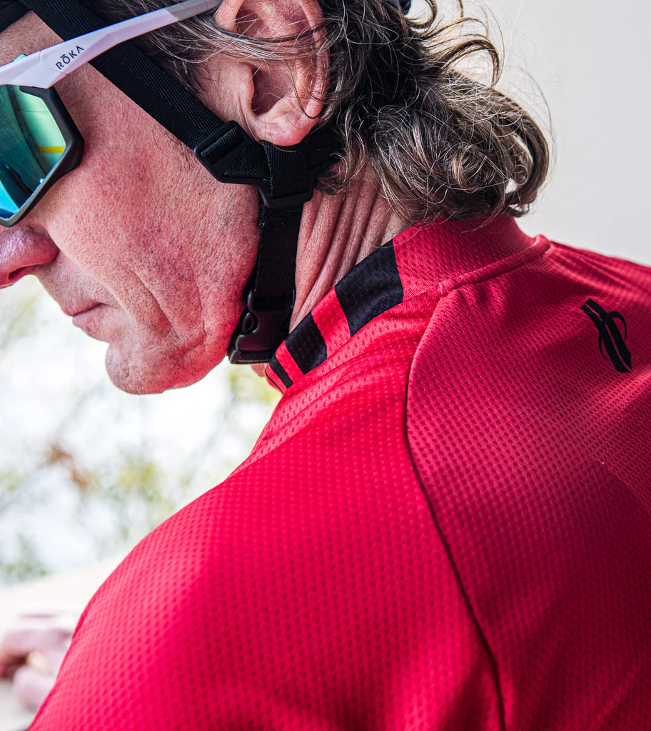 Men's Axis Club Short Sleeve Jersey - Momentum Red - Image 3
