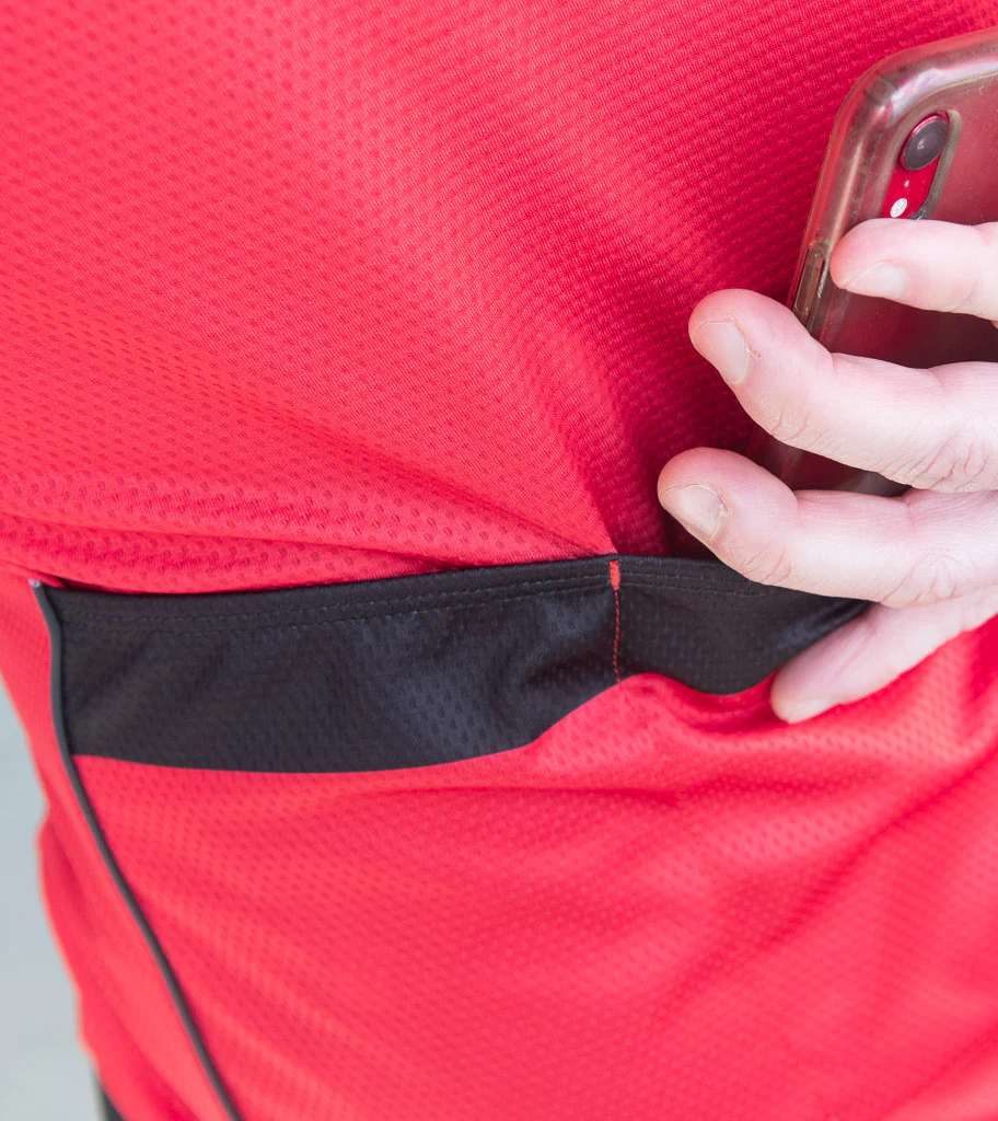 Men's Axis Club Short Sleeve Jersey - Momentum Red - Image 5